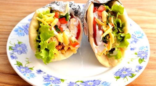 Тако с курицей