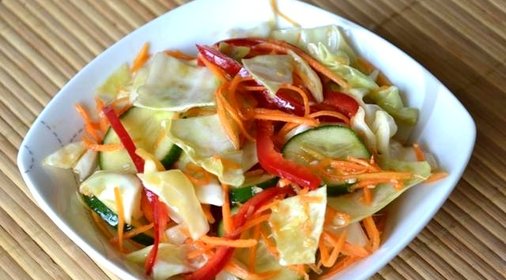 Овощной салат по-корейски