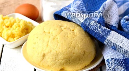 Песочное тесто с картофелем