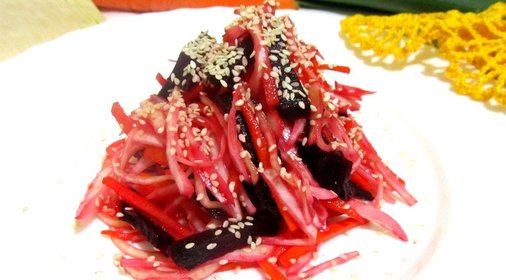 Салат из капусты и свеклы